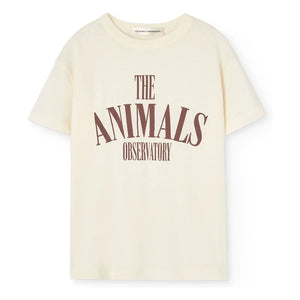 The Animals Observatory - Pupfish Organic Cotton T-Shirt | White