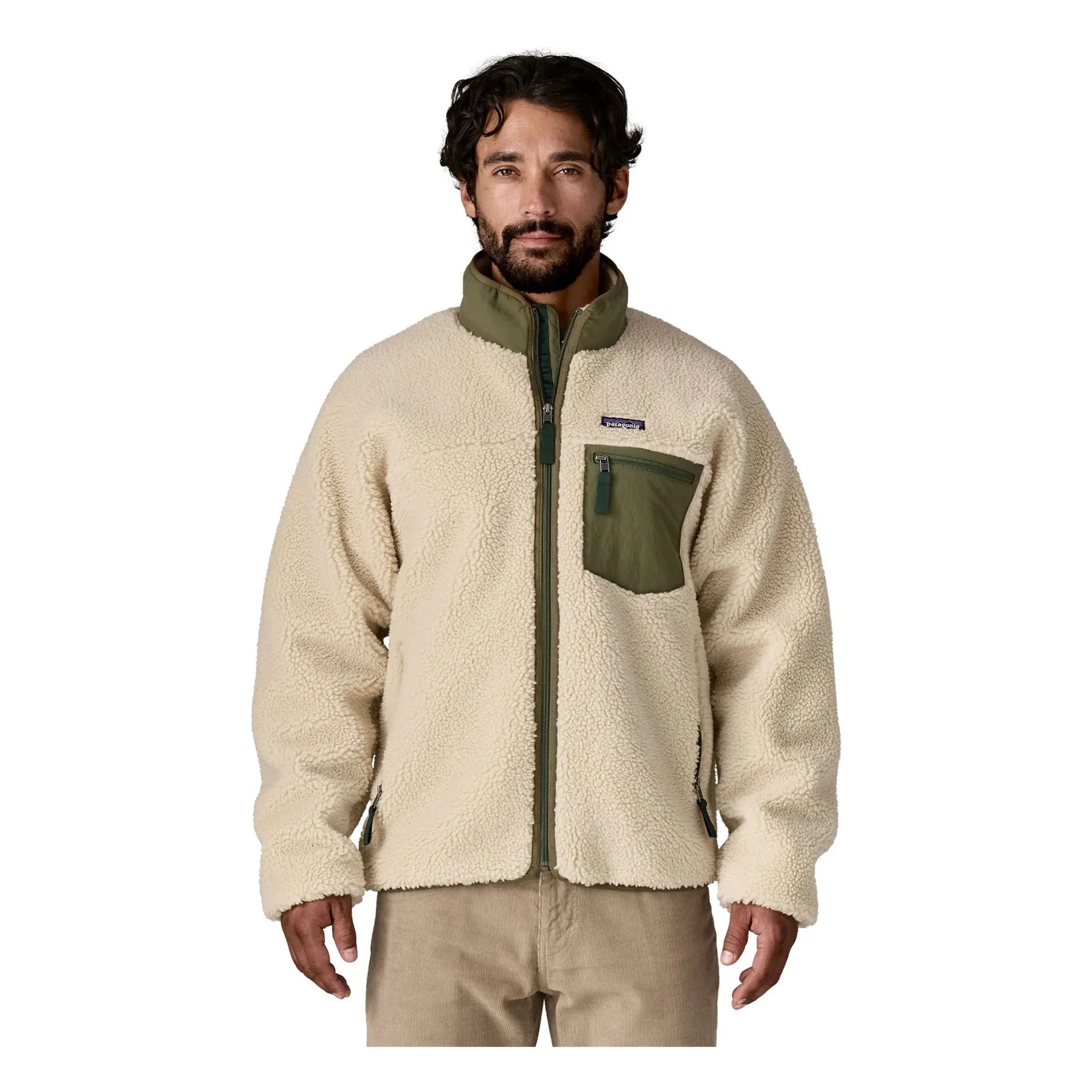 Patagonia - Classic Retro-X Geri Dönüştürülmüş Elyaf Polar Ceket | Bej
