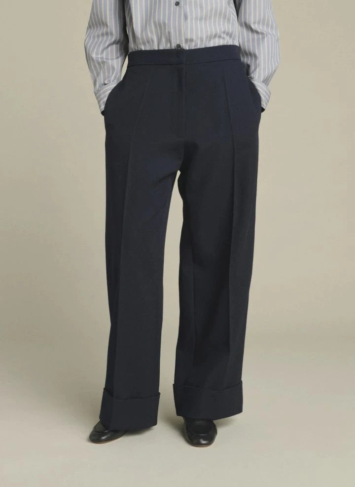 Soeur - Kobe Cotton Pants | Navy