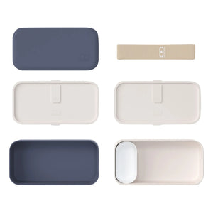 Monbento - MB Original Double Leakproof Compartment Bento | Blue