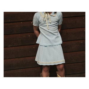 Copenhagen Colors - Tennis Skirt Made of Organic Cotton | Ice Blue