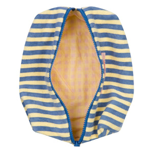 Jera Mini - Striped Towel Pencil Case | Light Yellow