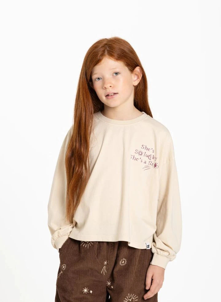 Hundred Pieces - Billie Star T-Shirt | Sand
