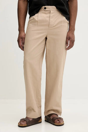 AllSaints erkek keten chino pantolon ROLAND
