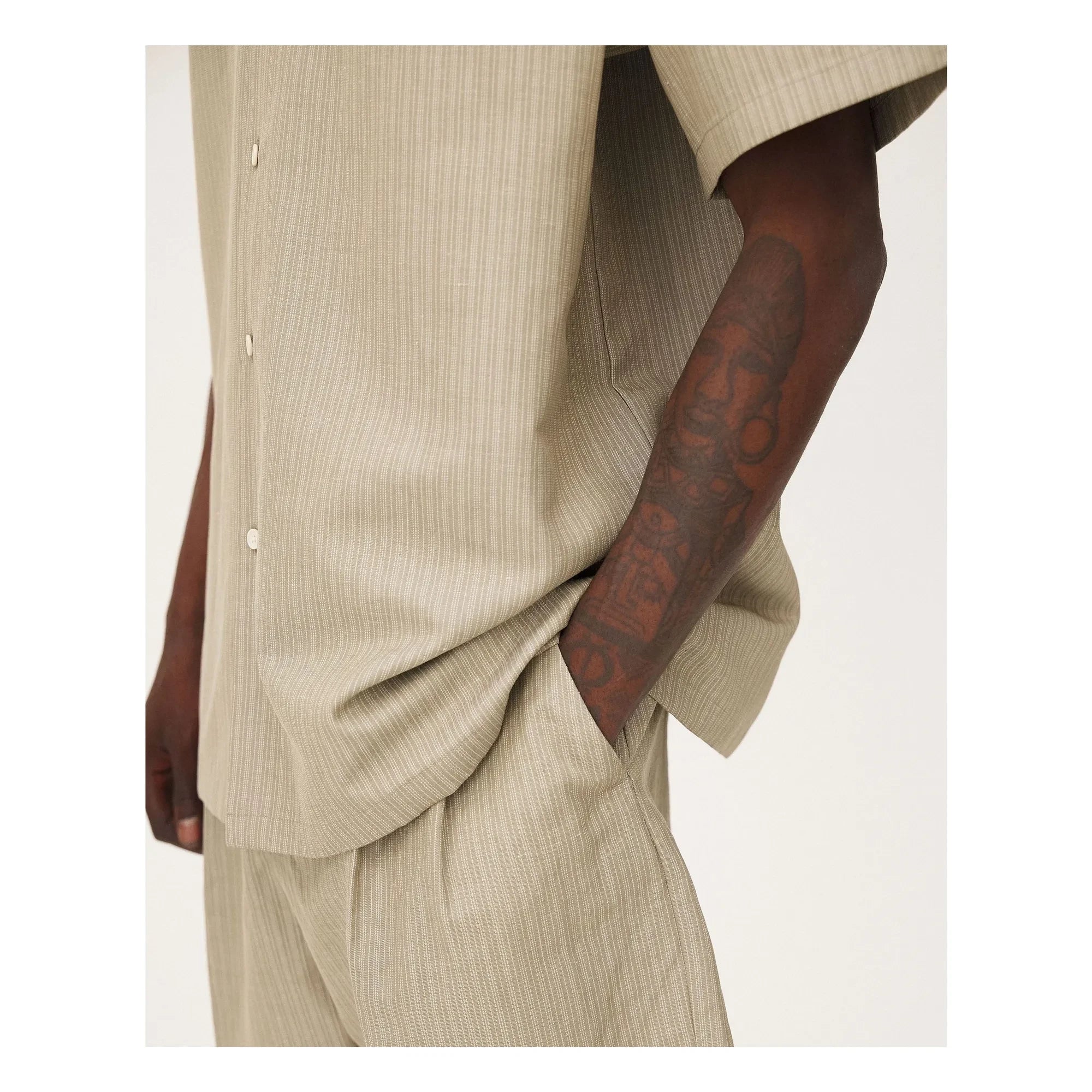 Noyoco - Como Cotton Shorts | Beige