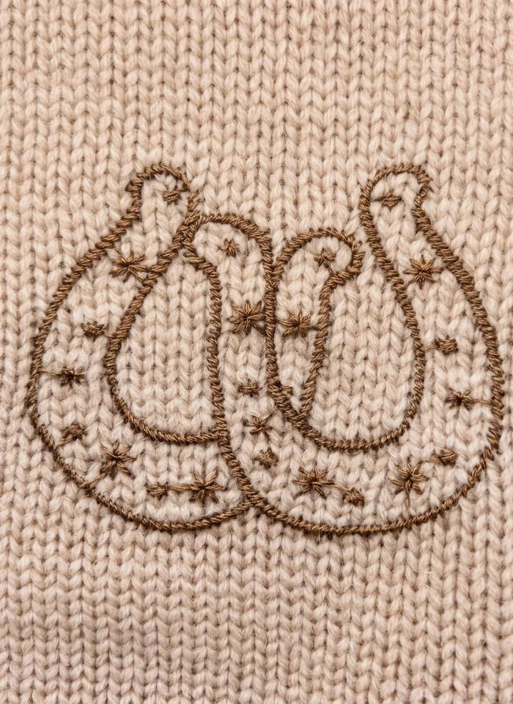 Hundred Pieces - Lacy Get Lucky Merino Wool Sweater | Cream
