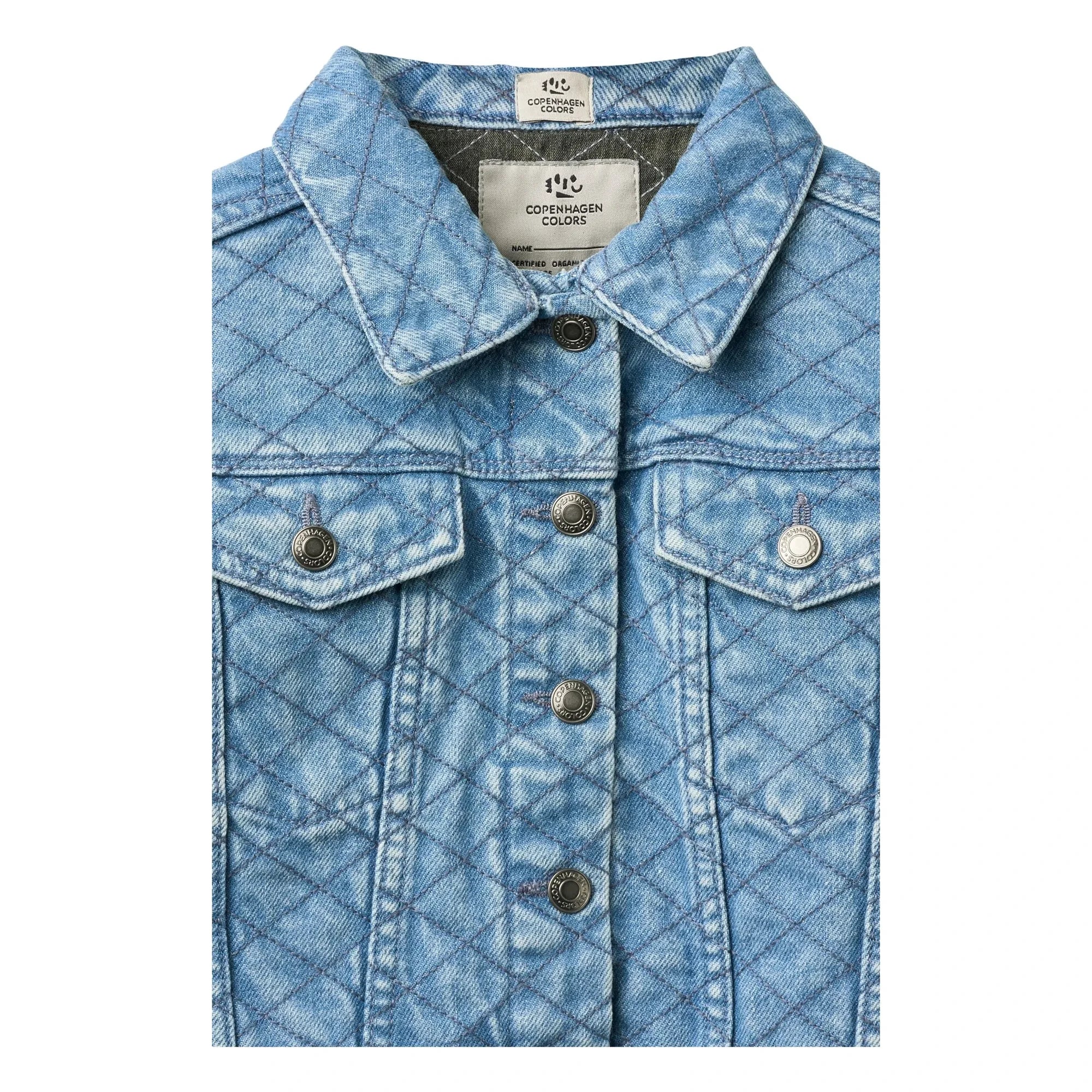 Copenhagen Colors - Organic Cotton Denim Jacket | Light Blue