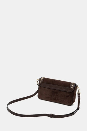 Furla kadın süet crossbody çanta