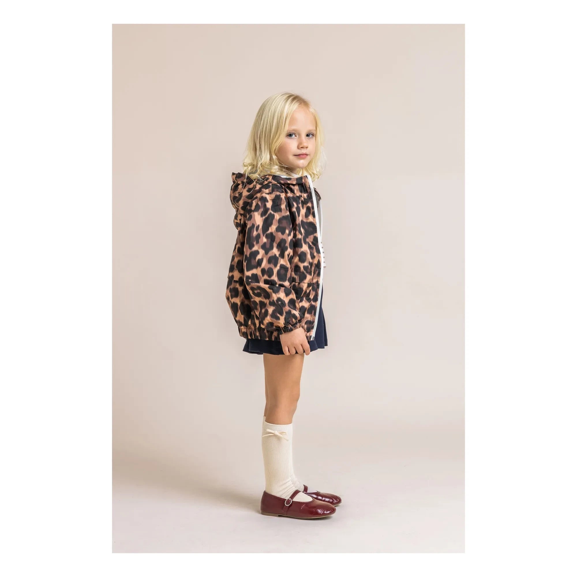 Flotte - Waterproof Windbreaker Bastille Leopard Recycled Fibers | Brown