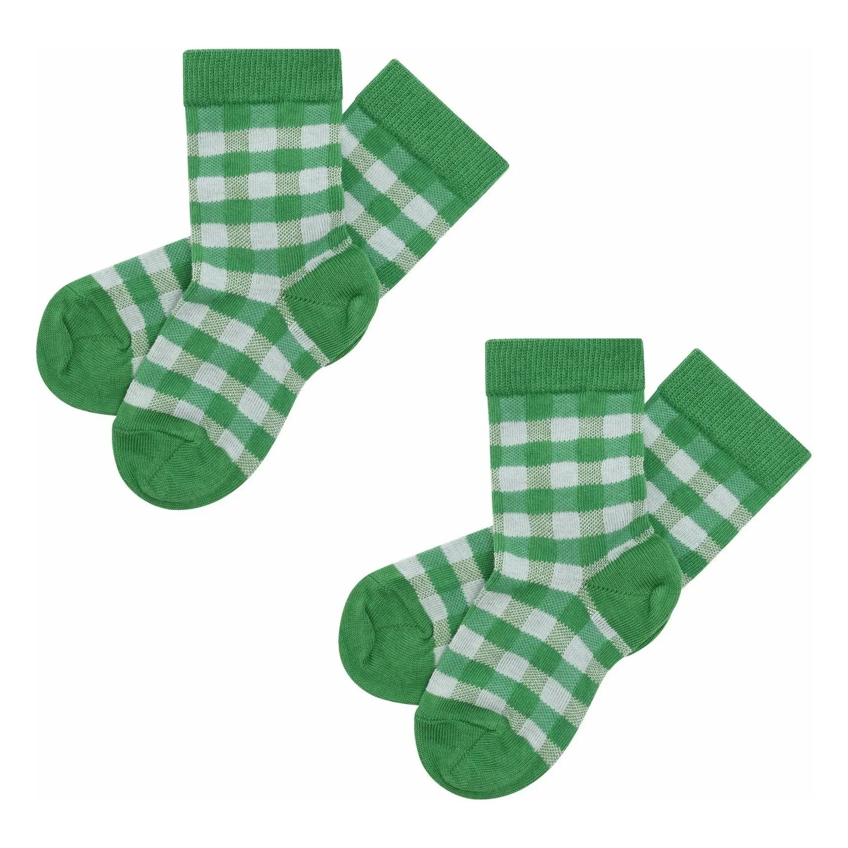 FUB - 2 Pairs of Carreaux Socks Set | Green
