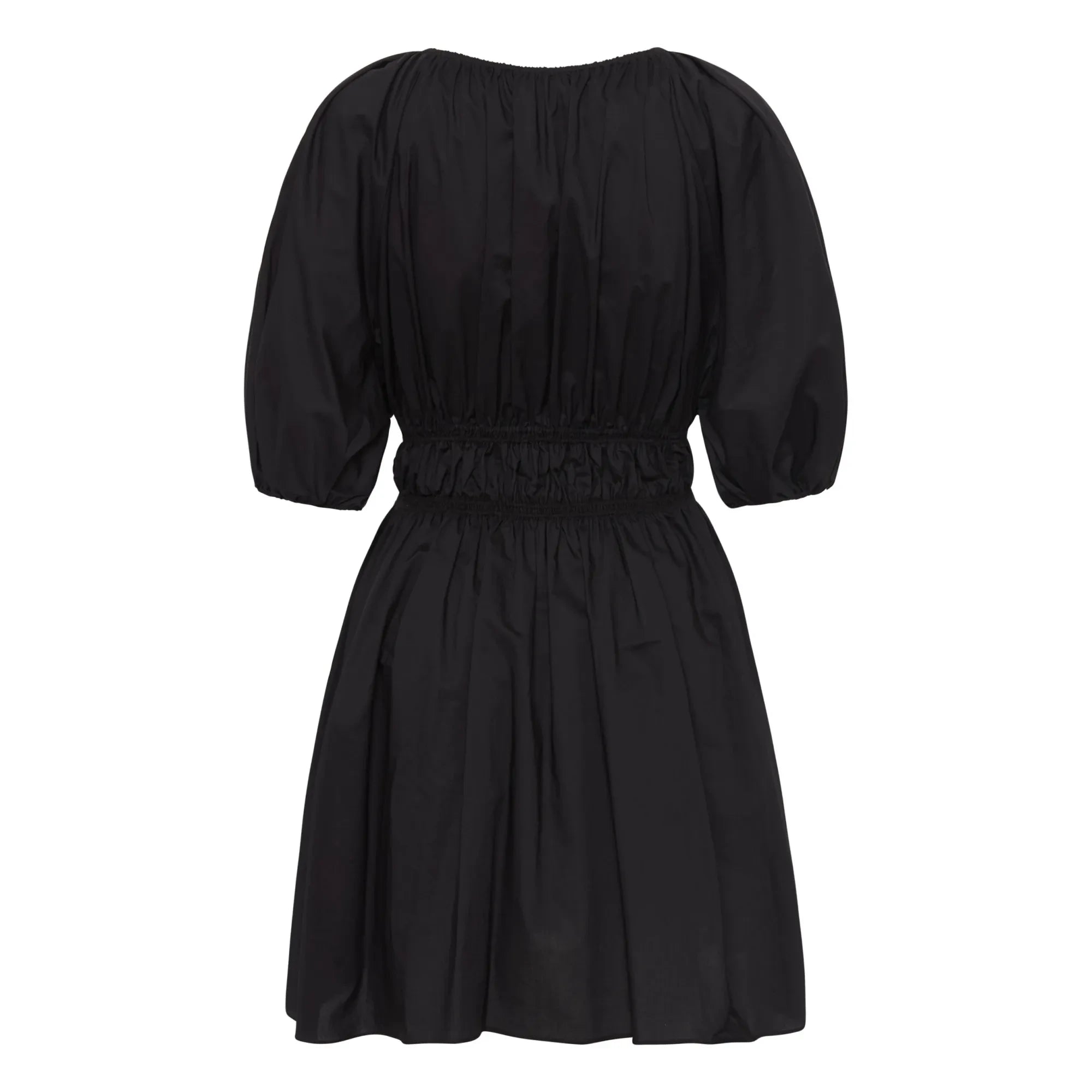 Matteau - Shired Draped Mini Dress | Black