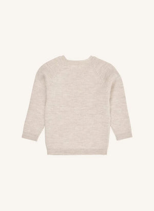 Copenhagen Colors - Krem Merinos Yünlü Fitilli Kazak