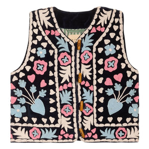 SISSEL EDELBO - Timothy Sleeveless Vests - Kids Collection | Navy Blue