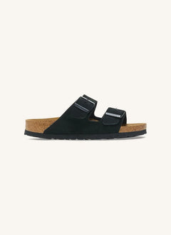 BIRKENSTOCK - Arizona SFB Suede Sandal | Black