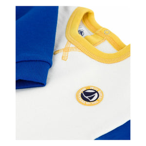 Petit Bateau - Color Blocked Sweatshirt | Ecru