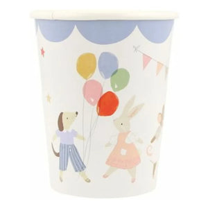 Meri Meri - Animal Friends Birthday Cups - Set of 8