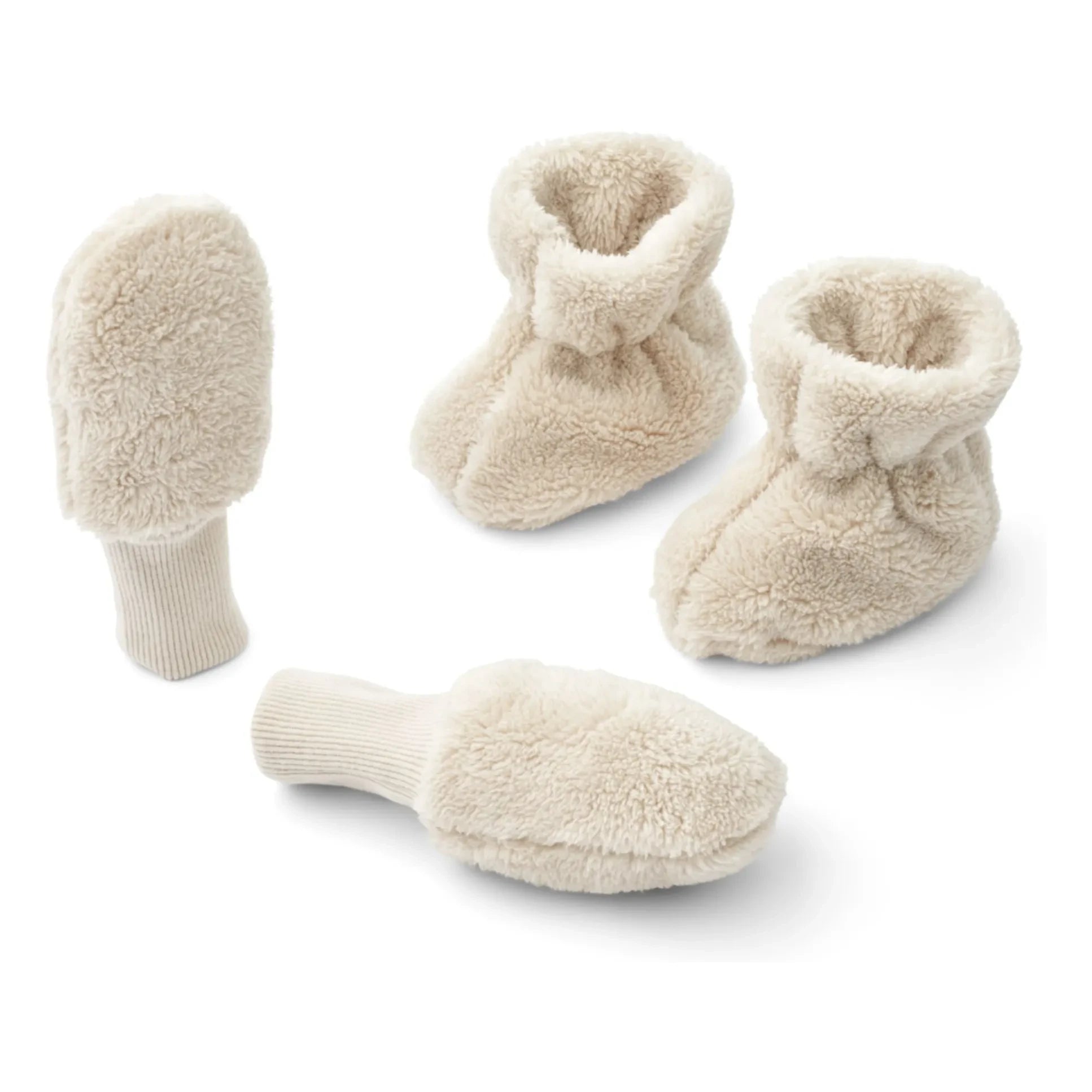 Liewood - Fernanda Gloves and House Slippers Set | Ecru