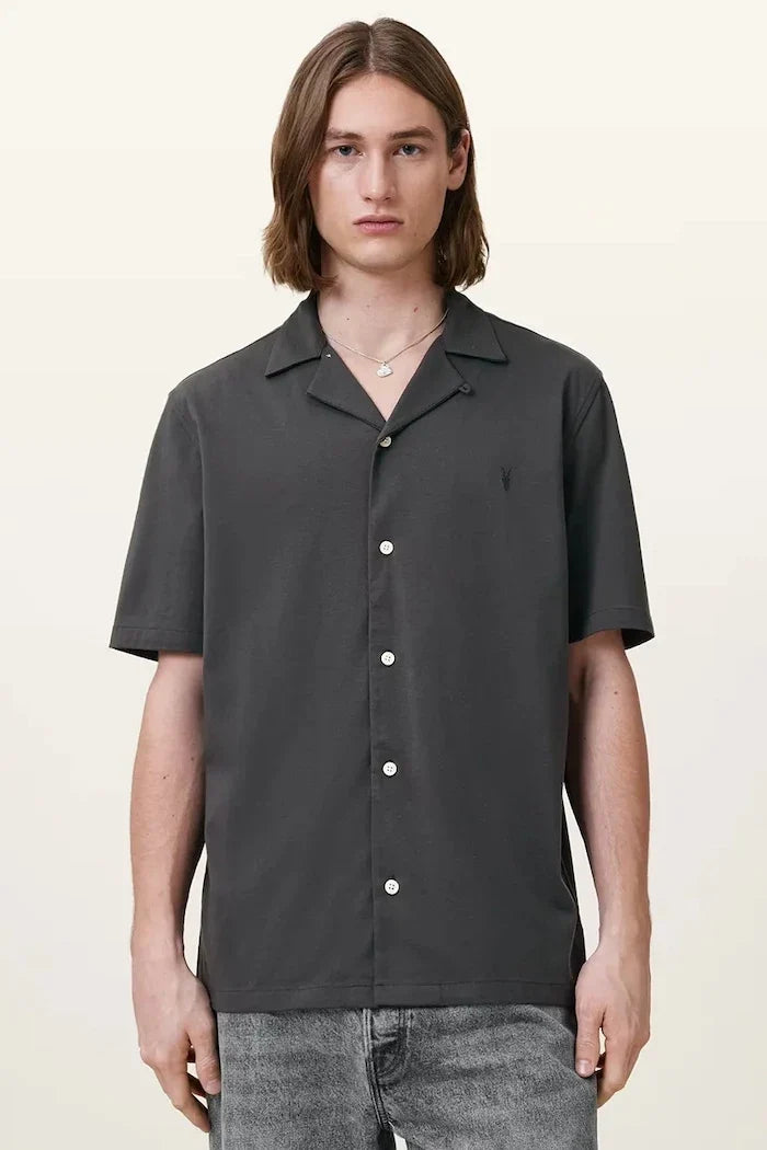 AllSaints Erkek Pamuklu Gömlek HUDSON
