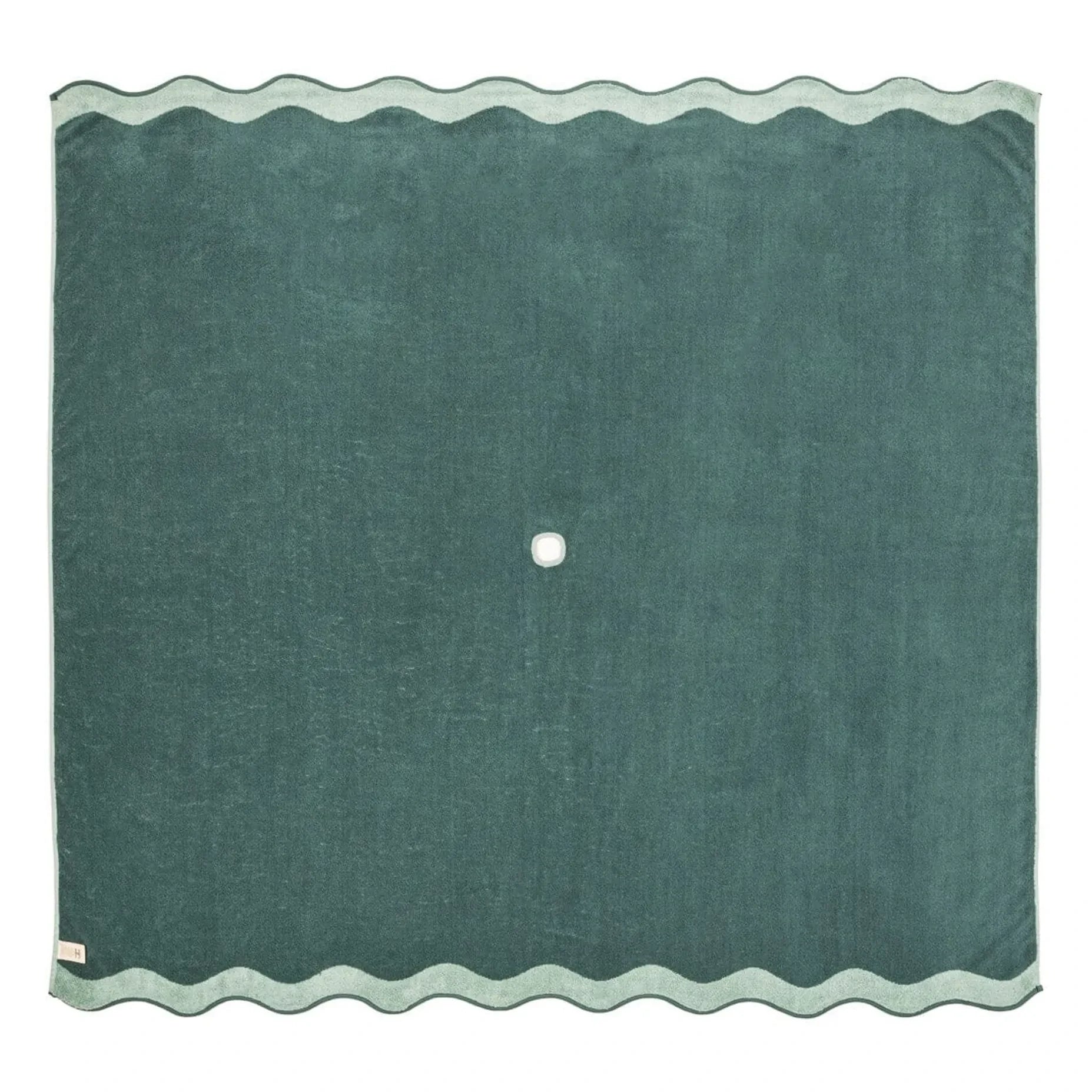 Business & Pleasure Co. - Perforated Beach Towel | Green