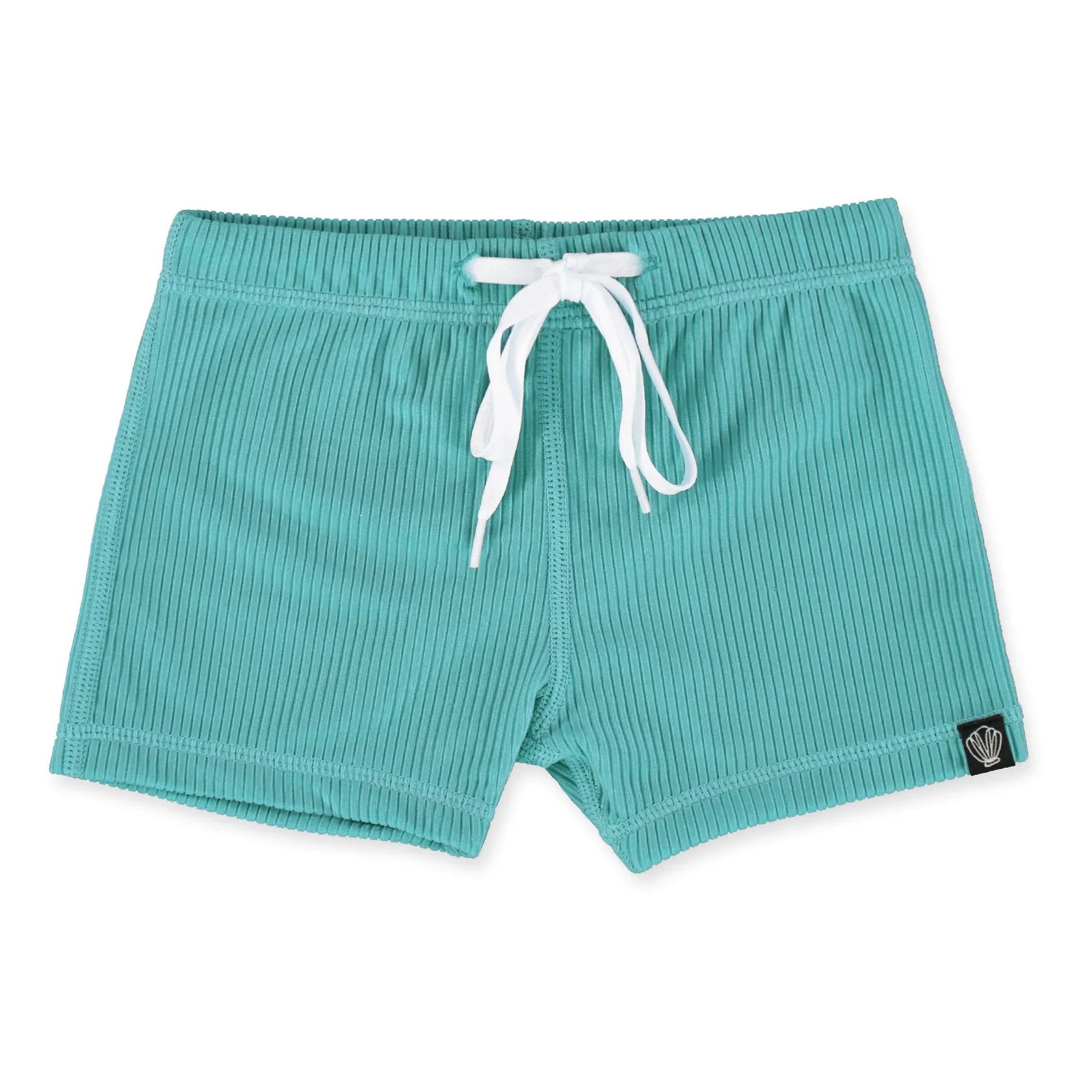 Beach & Bandits - Striped UV Protective Swim Shorts | Turquoise