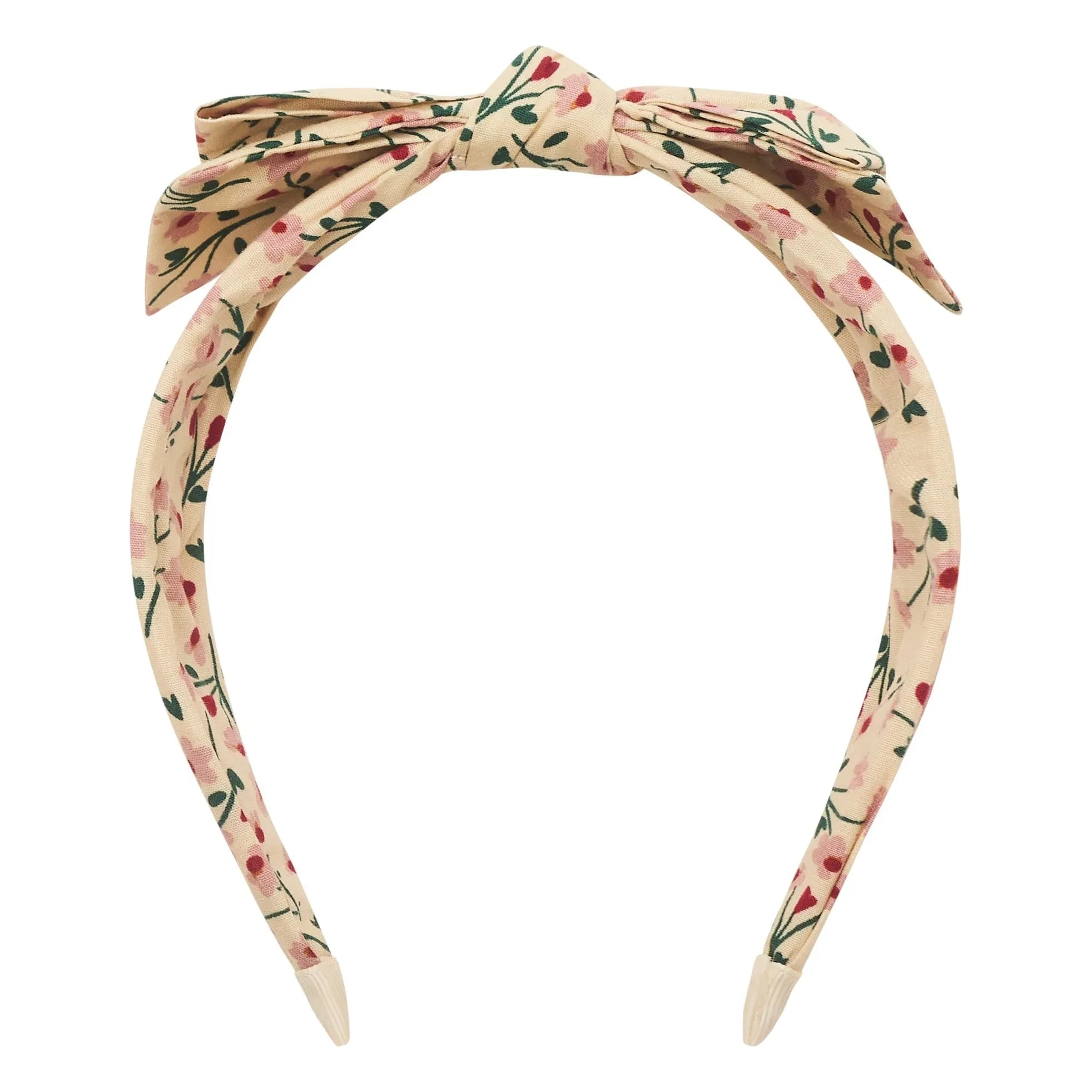 Mimi & Lula - Alice Floral Pattern Knotted Headband | Cream