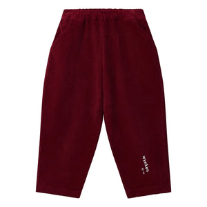 Wynken - Wolf Pants | Dark Red