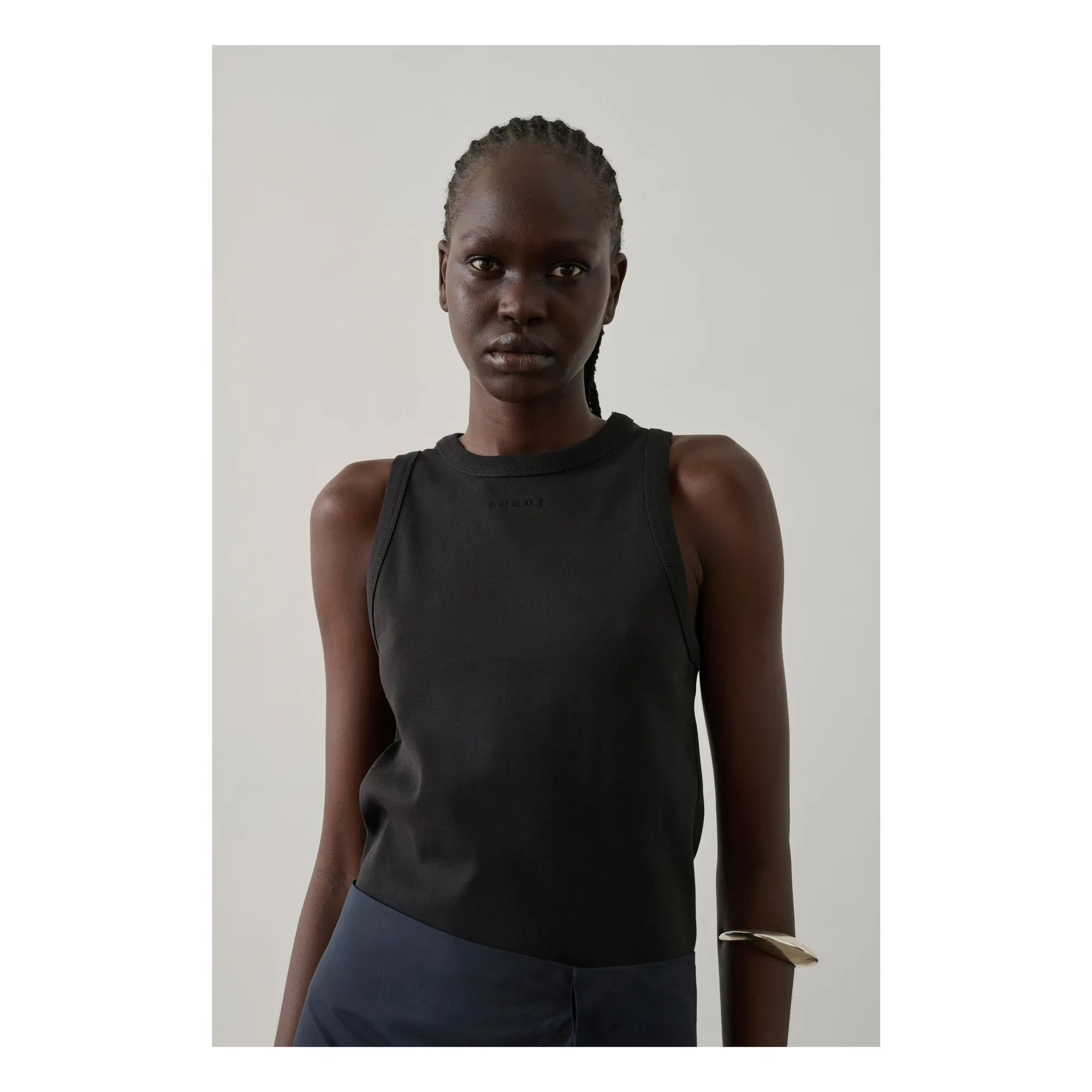 Soeur - Dolly Organic Cotton Tank Top | Carbon