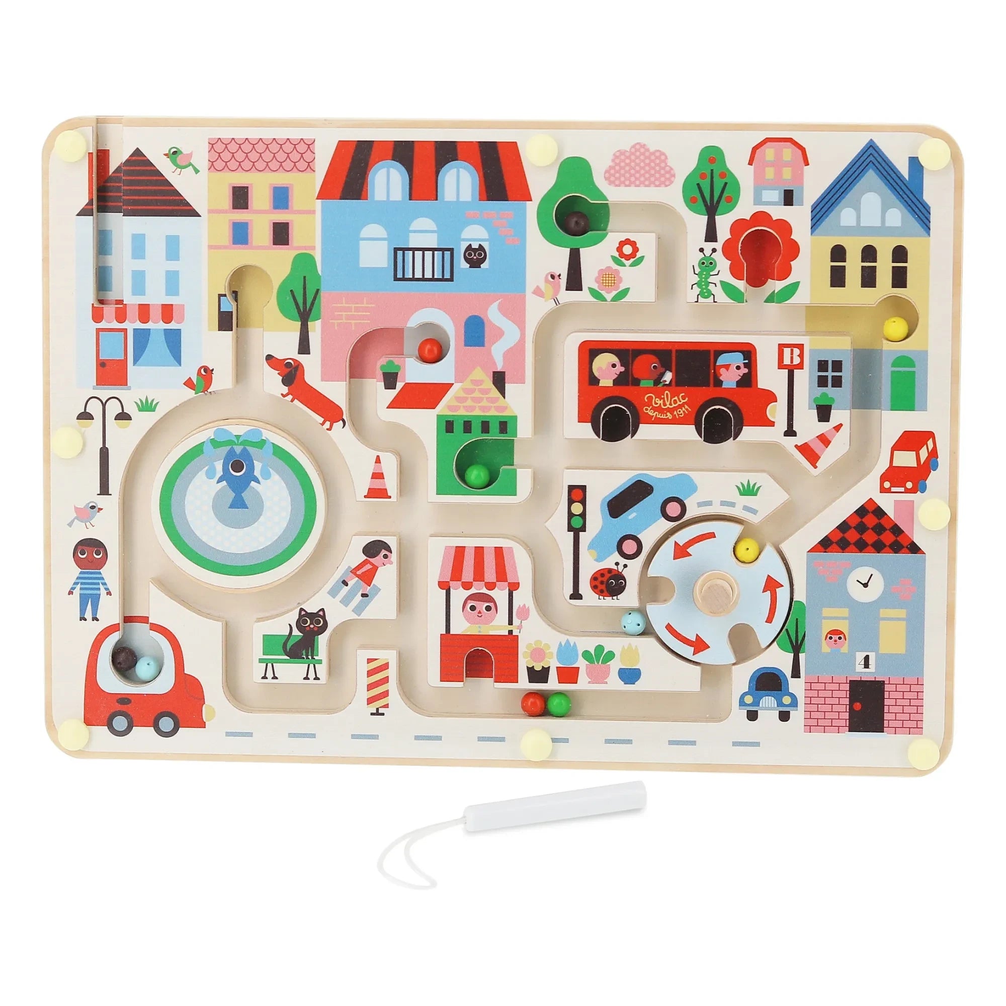 Vilac - My Little Town Magnetic Maze - Ingela P. Arrhenius