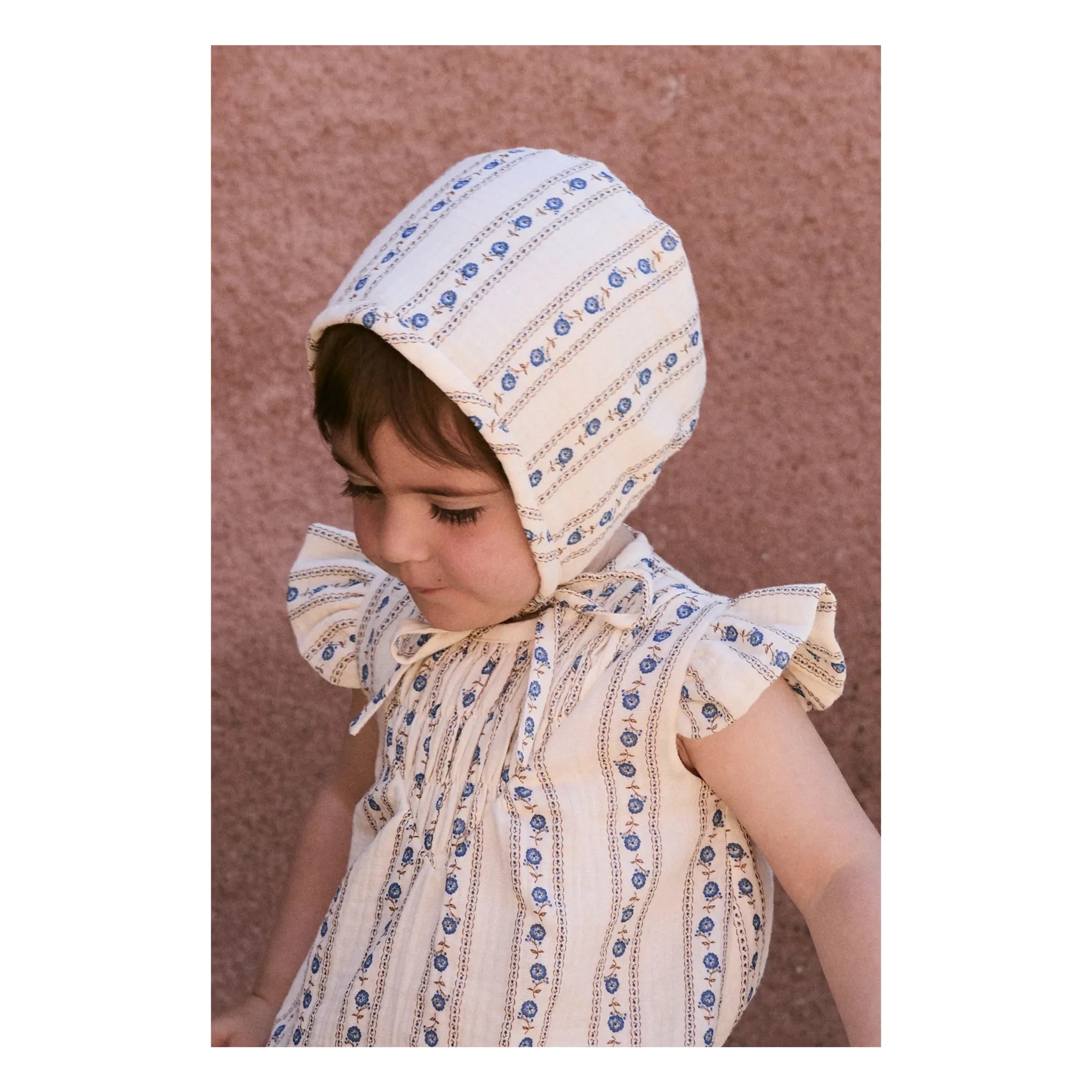 birinit - Béguin Sariñena Organic Cotton Flower | Ivory