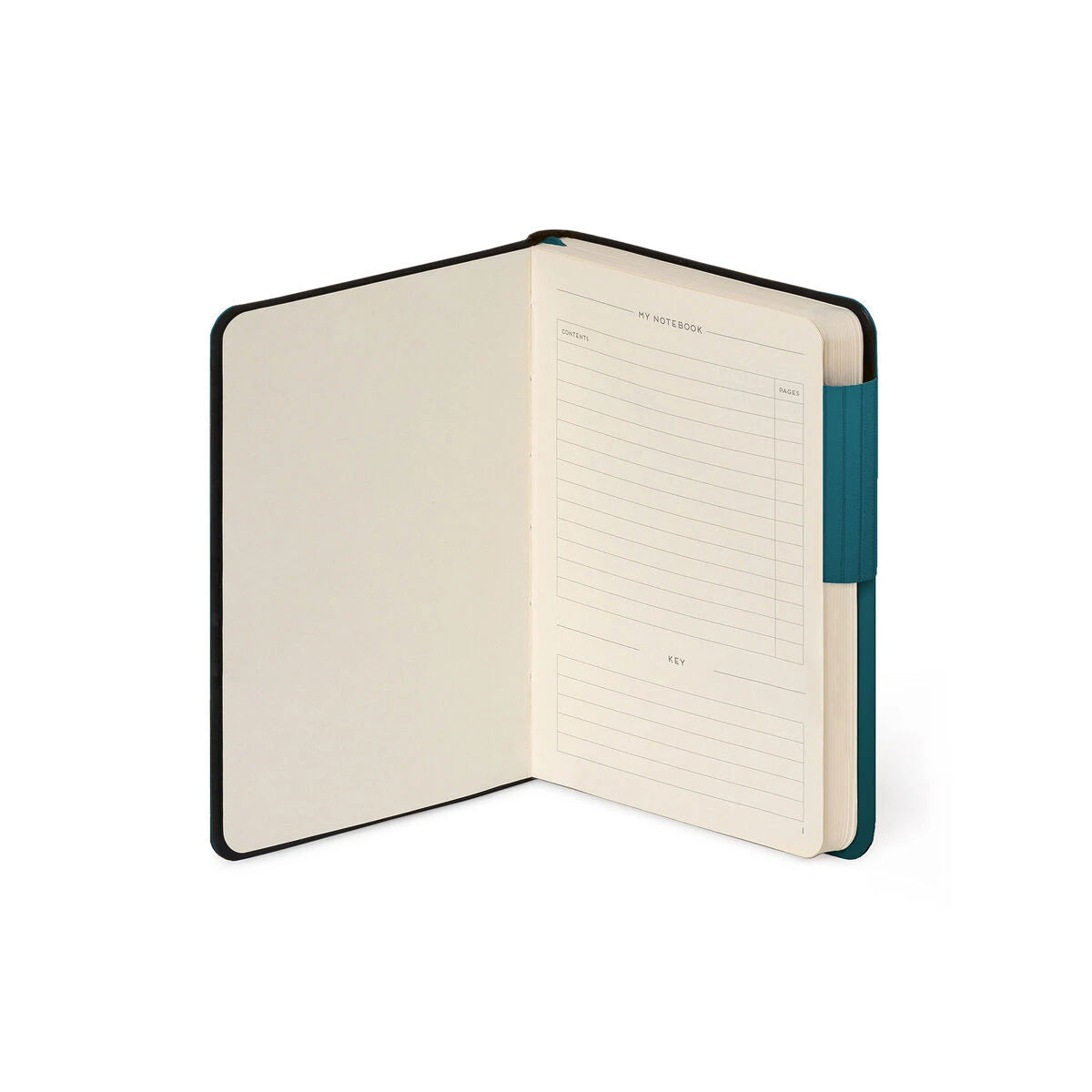 Legami - Lined Notebook with Monochrome Soft Cover - Deep Teal - My Notebook