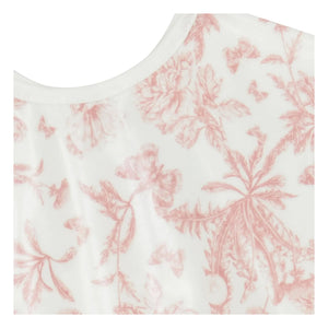 Tartine et Chocolat - Toile de Jouy Printed Sleeveless Bib | Peach