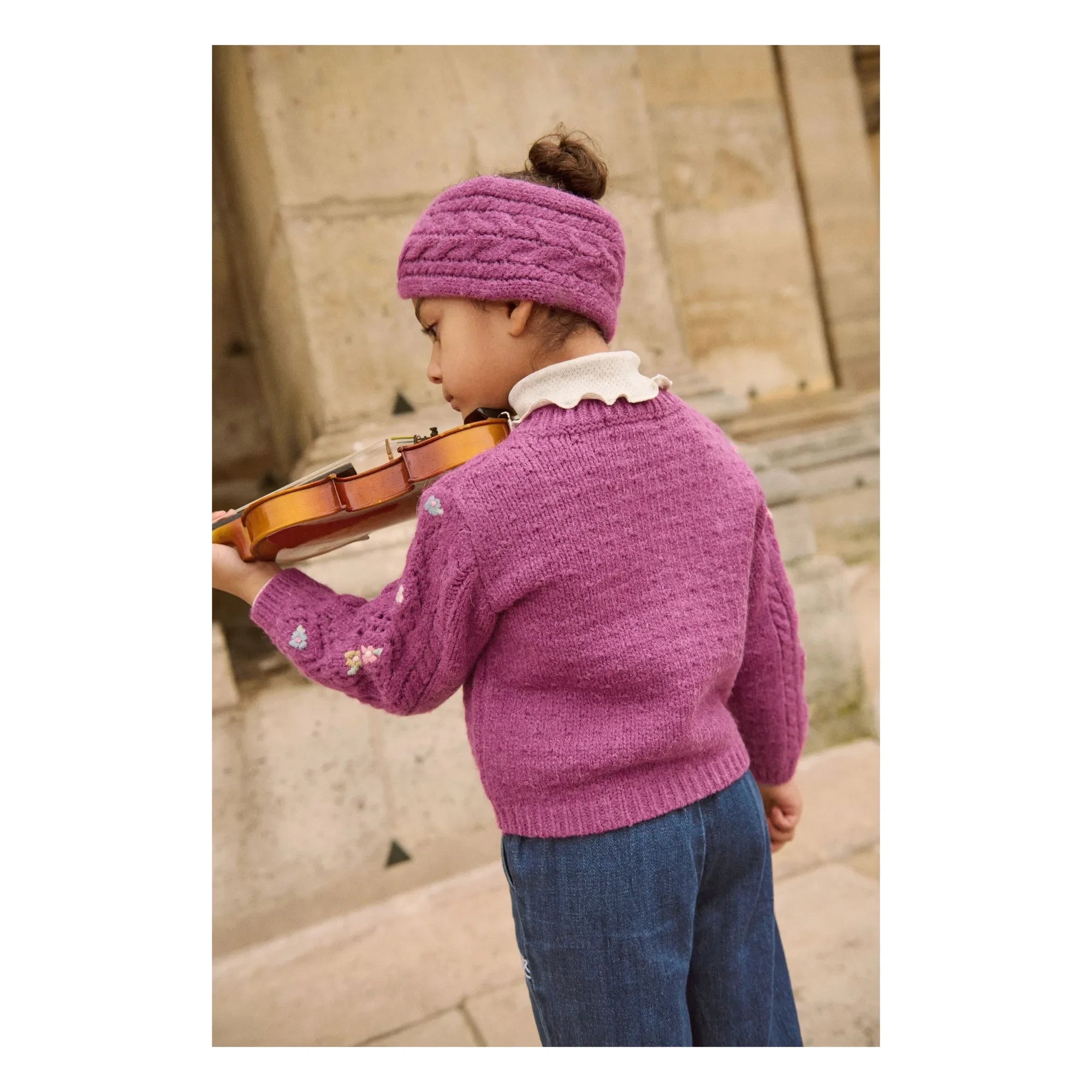 Louise Misha - Sidony Wool Headband | Framboise