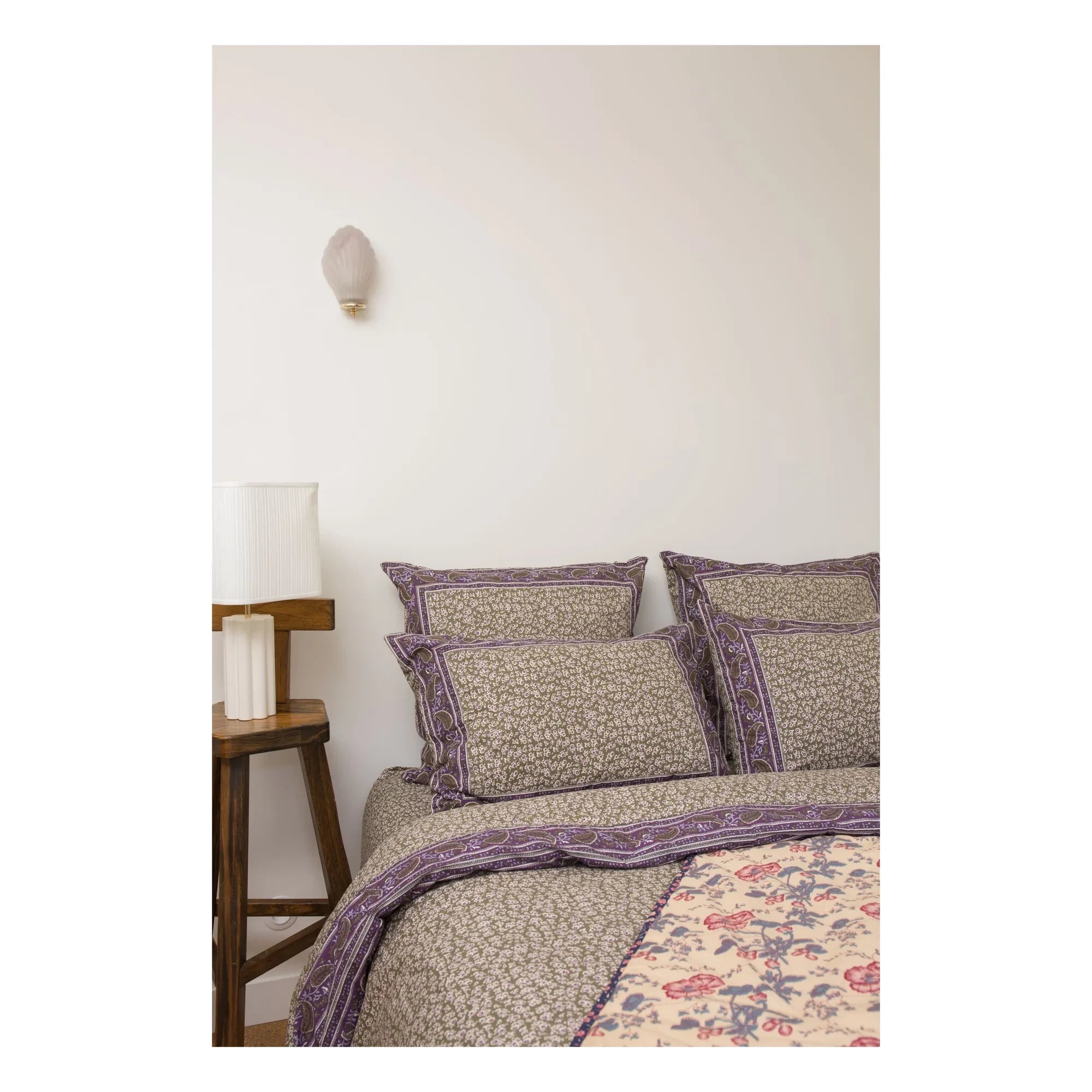 Louise Misha - Organic Cotton Valerie Pillow Cover | Khaki
