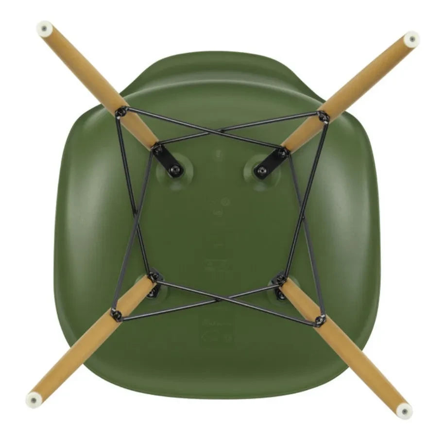 Vitra - DSW plastic chair - maple wood base - Charles & Ray Eames | Forest