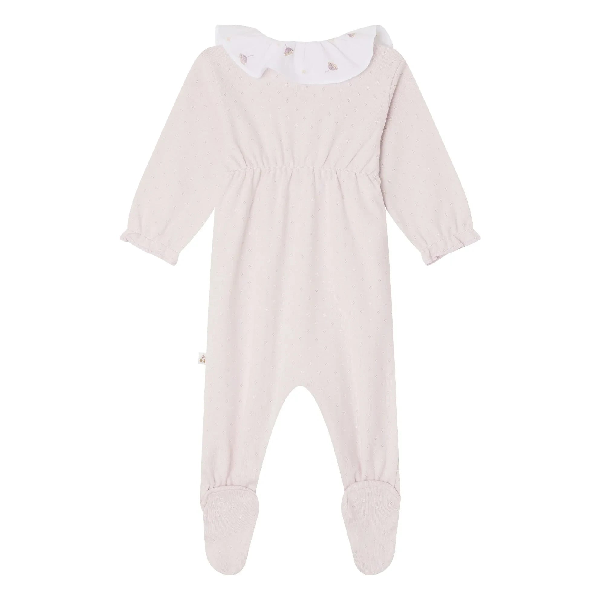 Bonpoint - Lintina Pointelle Organic Cotton Pajamas | Light Pink