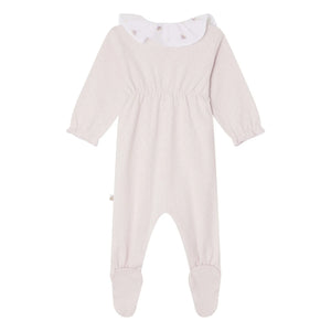Bonpoint - Lintina Pointelle Organic Cotton Pajamas | Light Pink