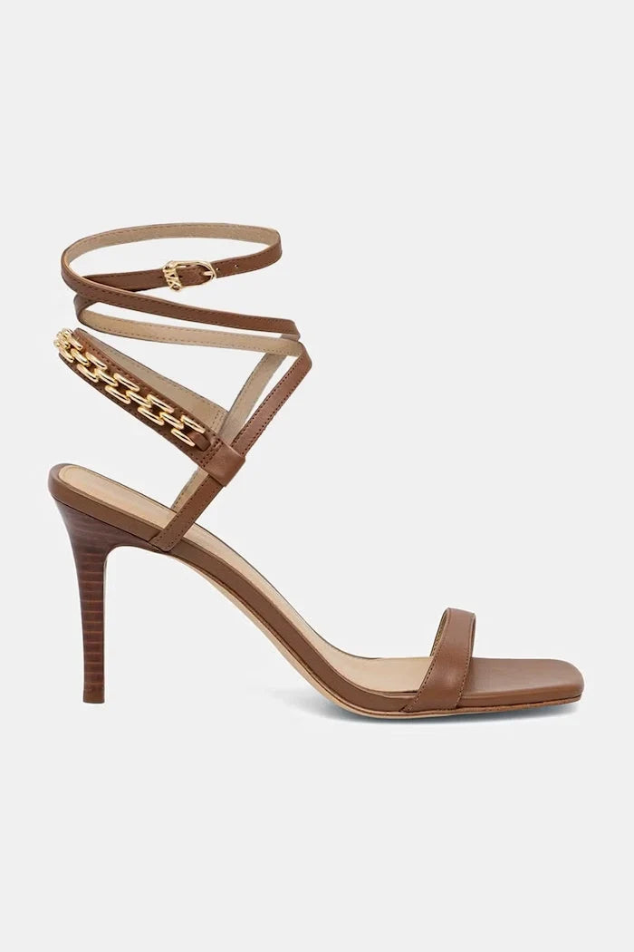 MICHAEL Michael Kors Marcia Leather Heeled Sandal