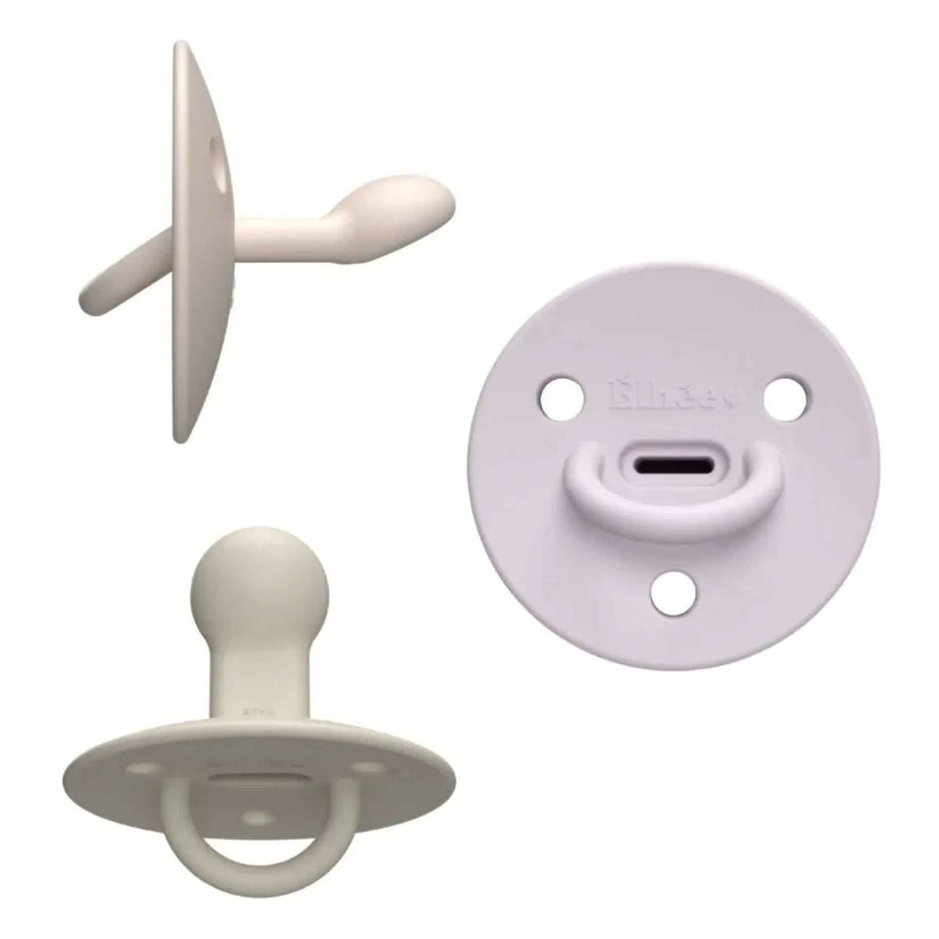 Elhée - Choochoo Billie Medical Silicone Pacifier Tips - Set of 3 | Pink
