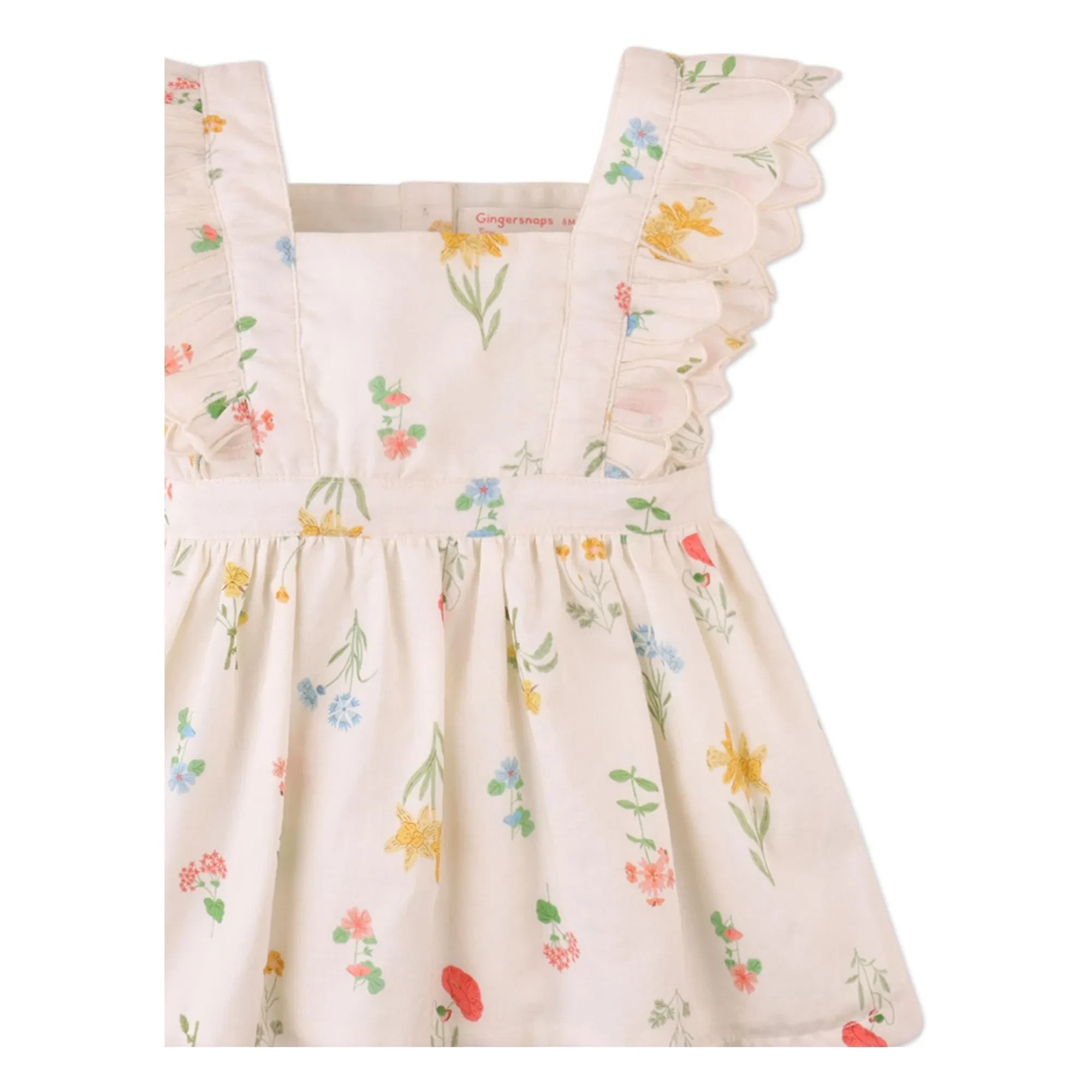 Gingersnaps - Chisa Embroidered Dress | Ecru