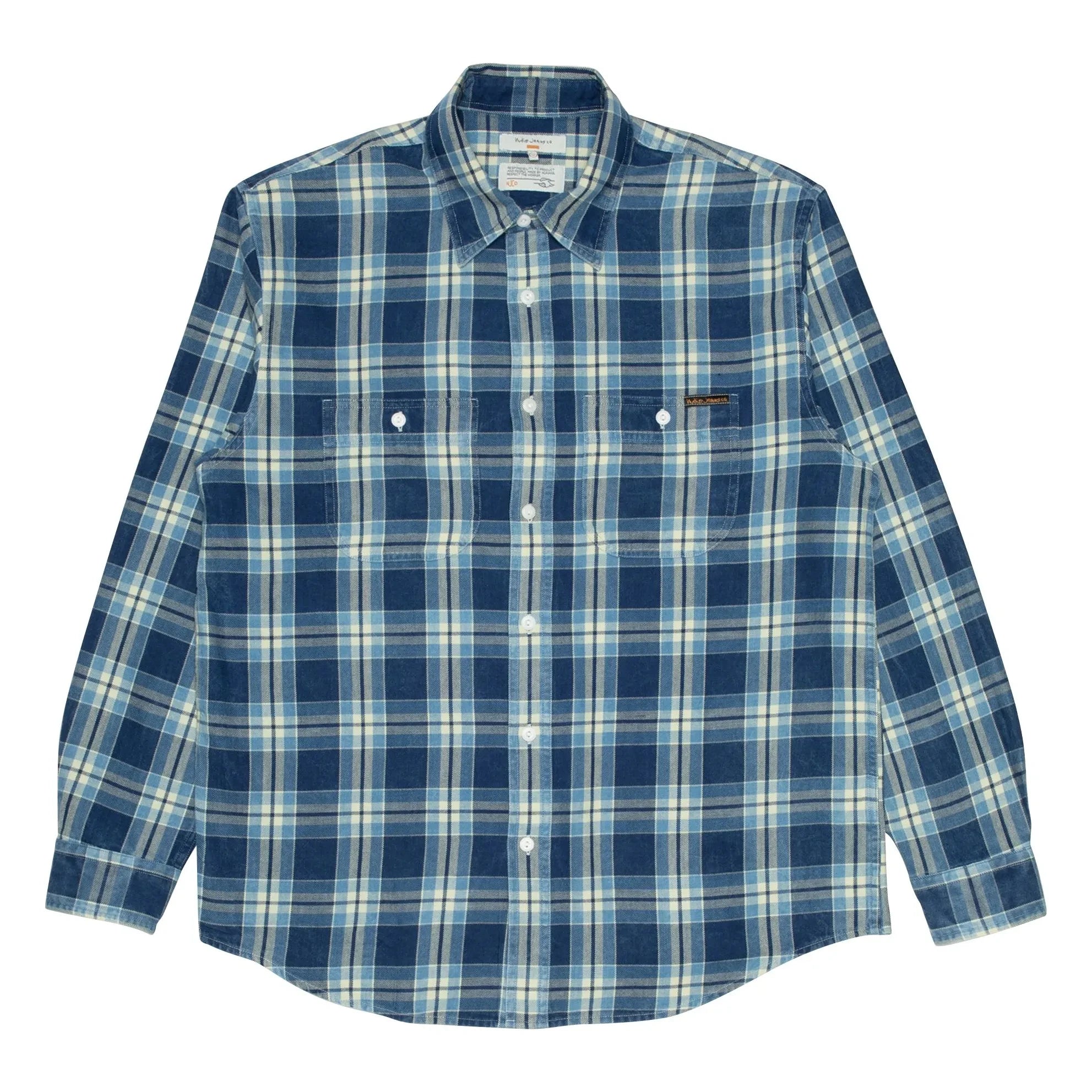 Nudie Jeans - Julian Worker Checkered Shirt | Blue