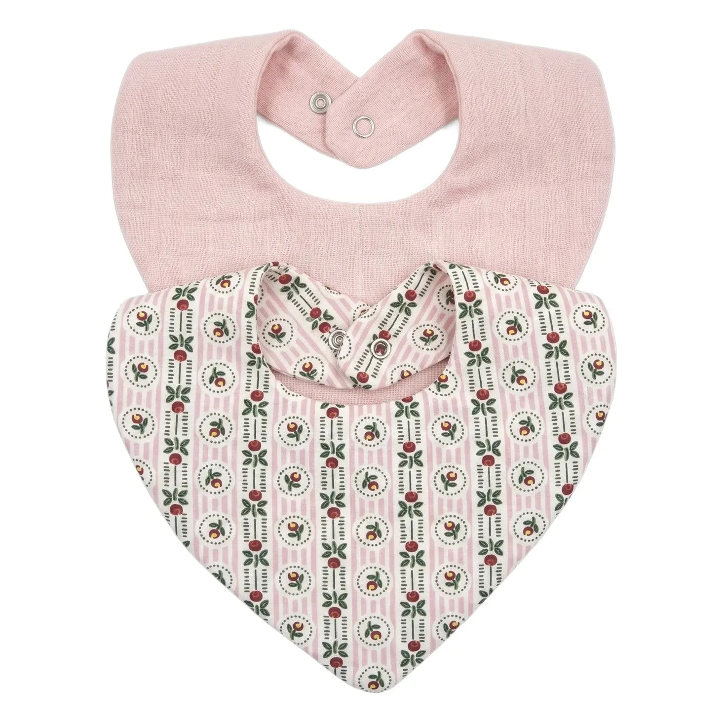 Editions Aimable - Bandana Brigitte - 2'li Set | Pommette Poplin