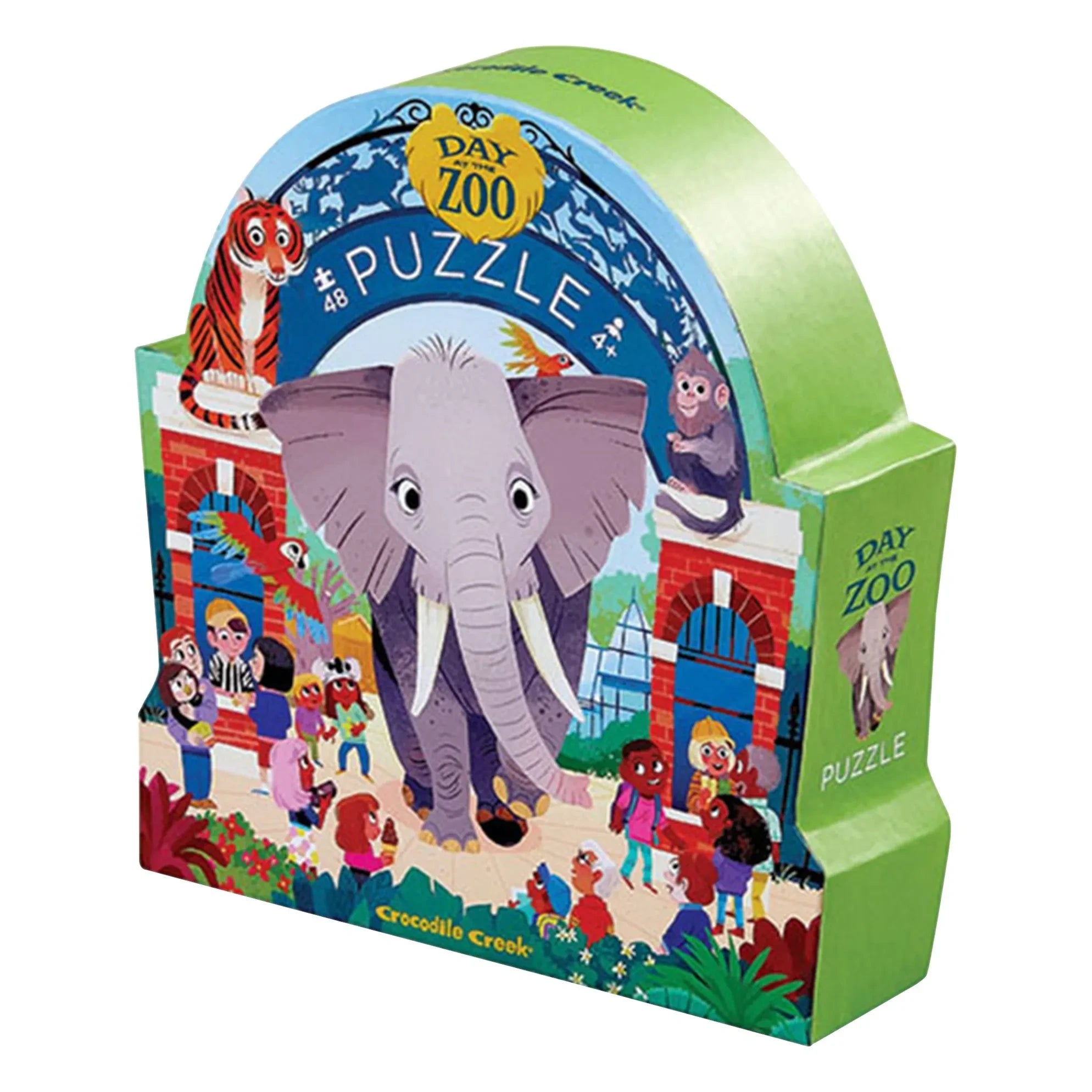 Crocodile Creek - A Day at the Zoo Puzzle - 48 Pieces