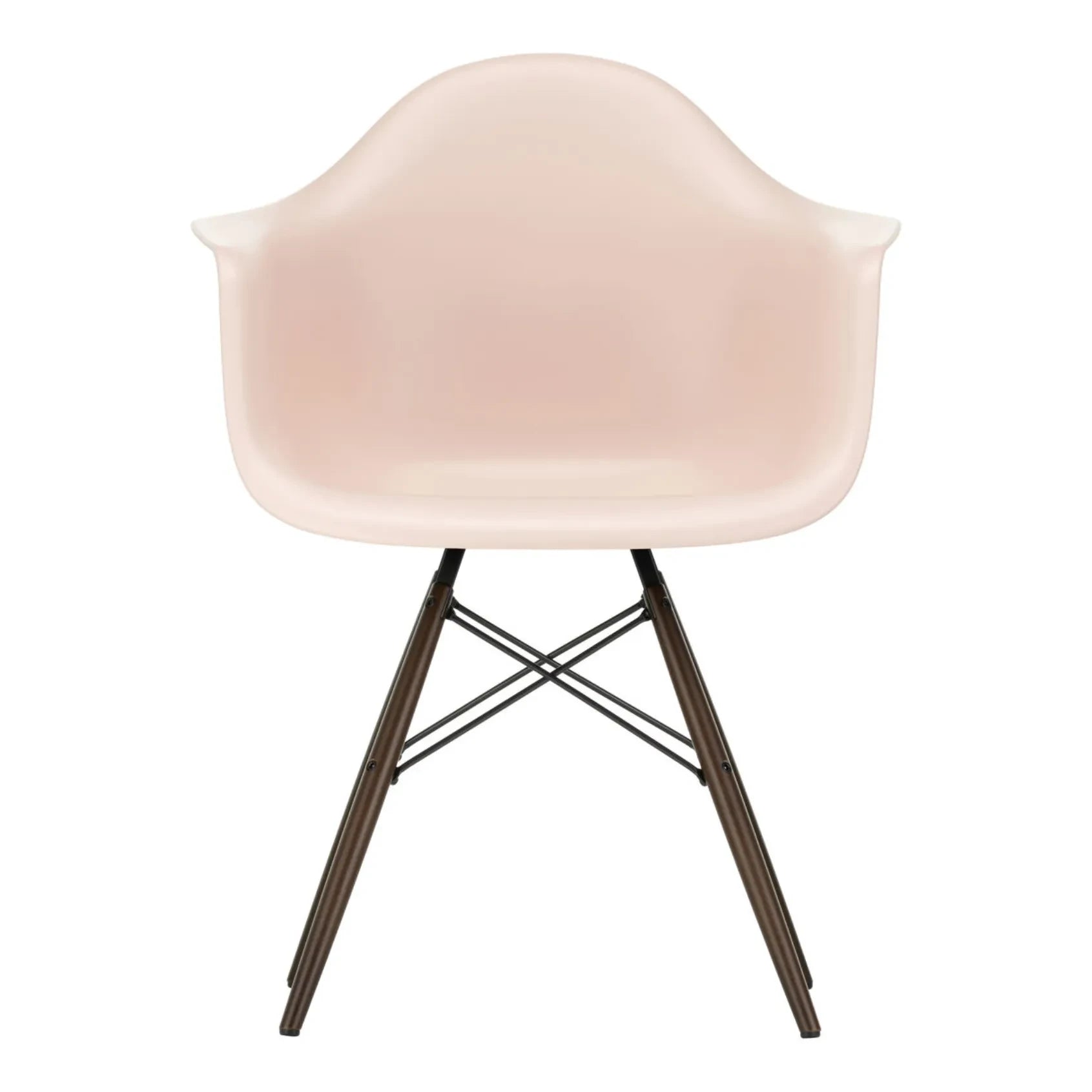 Vitra - DAW Chair - Maple Wood Base - Charles & Ray Eames | Soft Pink