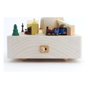 Wooderful Life - Winter Train Wooden Music Box