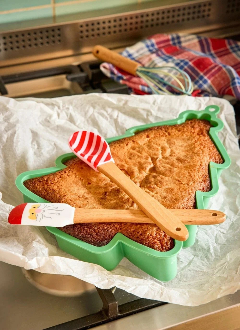Rice - Silicone Christmas Kitchen Utensils - Set of 3 | Multicolor