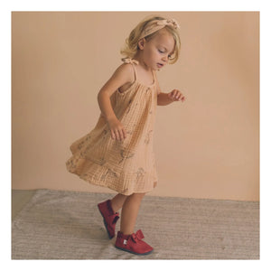 Baobaby - Knot Slippers | Cherry red