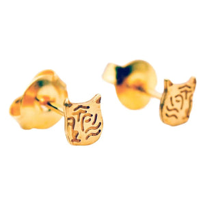 Adorabili - Tiger Earrings | Gold