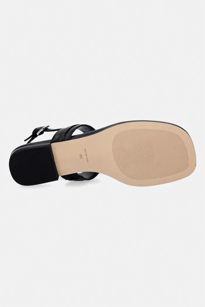 MICHAEL Michael Kors kadın düz tabanlı deri Marcia Thong Sandal