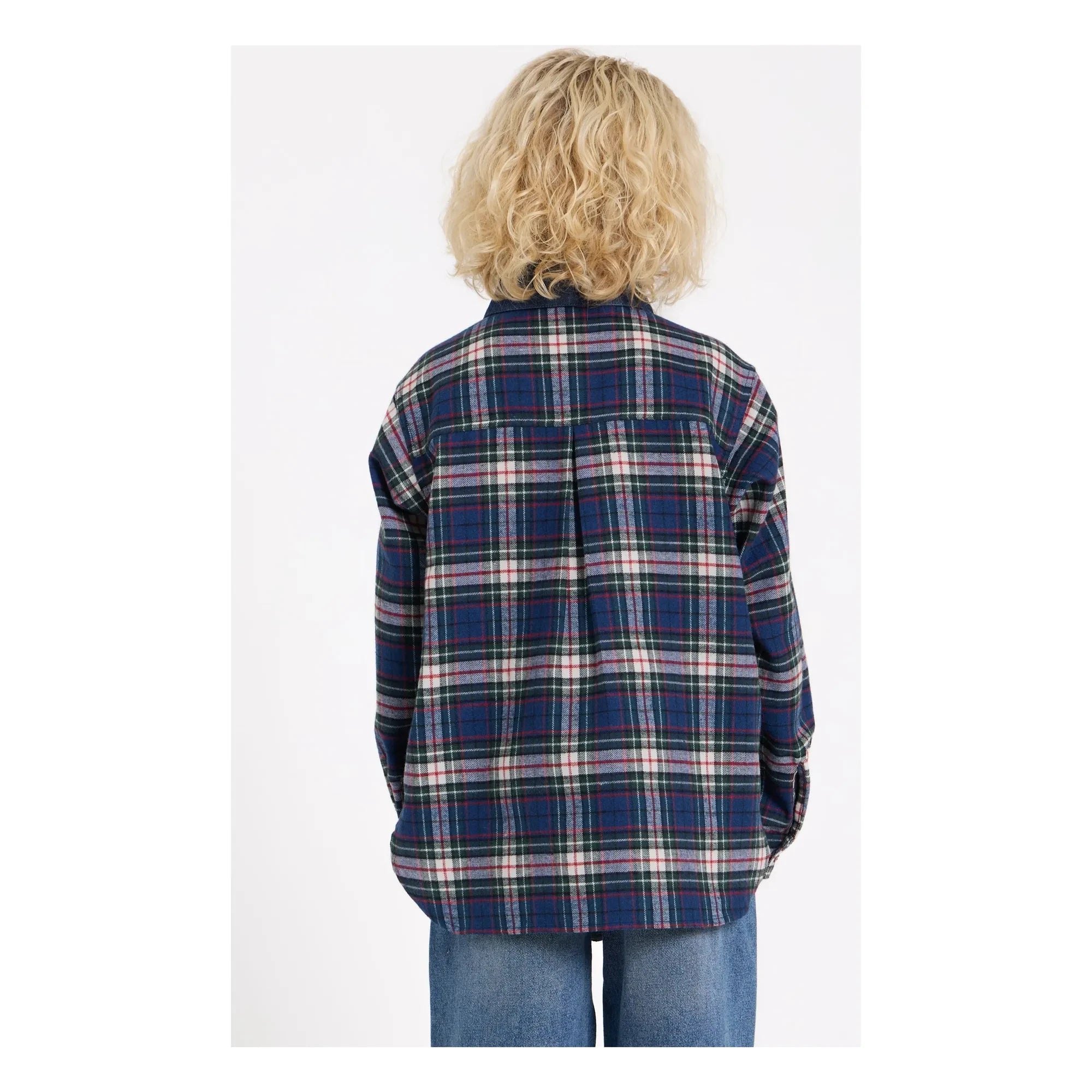 Finger in the Nose - Enara Checkered Shirt | Blue
