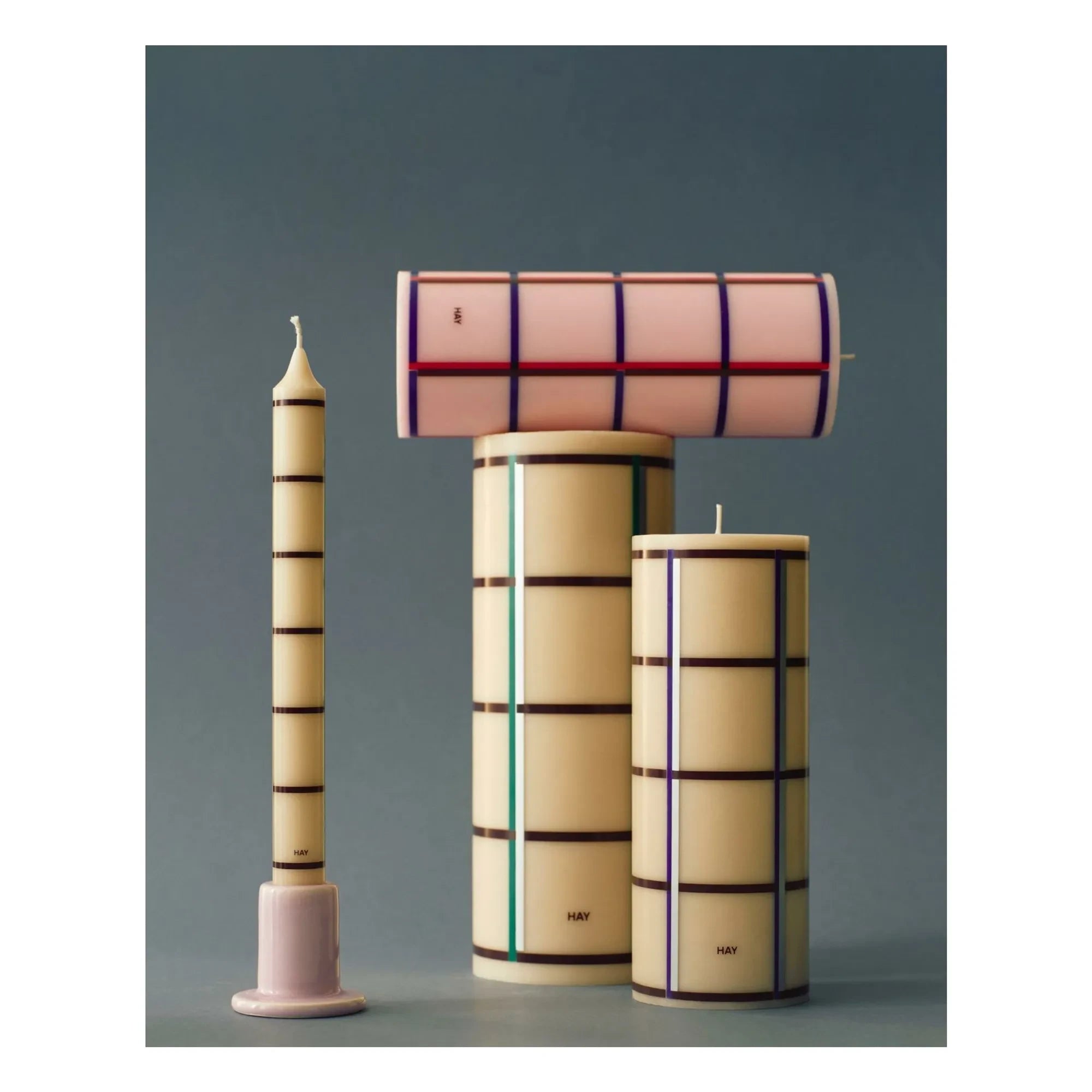 Hay - Earth Pot Candle Holder | Pale Pink